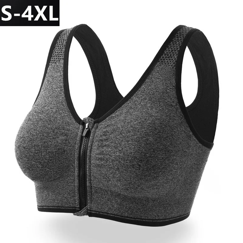 Hot Women Zipper Push Up Sports Bras Vest Underwear Shockproof Breathable Gym Fitness Athletic Running Yoga Bh Sport Tops Women
Hot Women Zipper Push Up Sports Bras Vest Underwear Shockproof Breathable Gym Fitness Athletic Running Yoga Bh Sport Tops Women