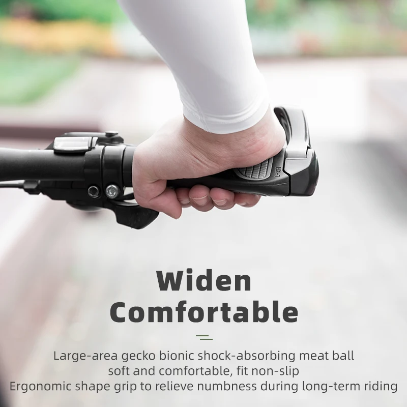 ROCKBROS MTB Bike Grips Horns Shofar Vice Handlebar Bicycle Grip Cycling Shockproof Dust-proof Rubber Bilateral Locked
ROCKBROS MTB Bike Grips Horns Shofar Vice Handlebar Bicycle Grip Cycling Shockproof Dust-proof Rubber Bilateral Locked