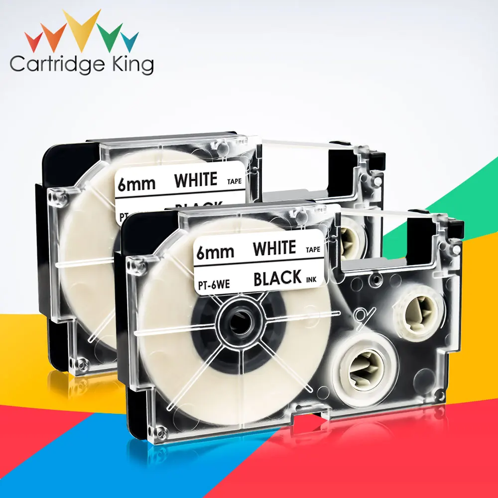 XR-6WE XR-6X 4PK Cartridge Label Tape for Casio XR6WE XR6X Black on White 1/4" Width 6mm for Casio KL-60 KL-120 KL-750 KL-7000 
XR-6WE XR-6X 4PK Cartridge Label Tape for Casio XR6WE XR6X Black on White 1/4" Width 6mm for Casio KL-60 KL-120 KL-750 KL-7000