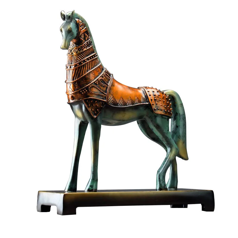 Creative European Horse Sculpture Furnishing Retro Armor Horses Statue Resin Art&Craft Home Decoration for Living Room
Creative European Horse Sculpture Furnishing Retro Armor Horses Statue Resin Art&Craft Home Decoration for Living Room