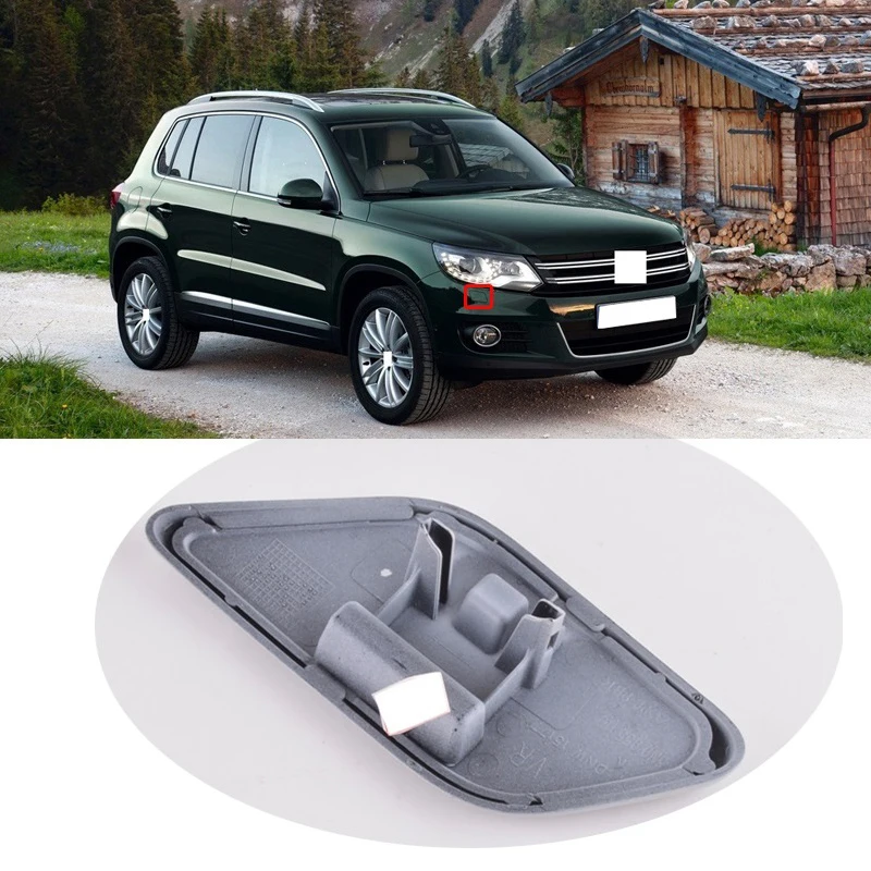 CAPQX для VW TIGUAN import 2010 2011 2012 передний бампер Омыватель фар крышка сопла омывателя