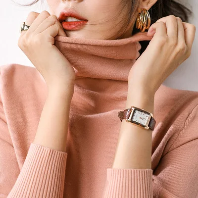 Leisure high collar basic sweater Slim cosy long sleeve pullover Home style fashion women's sweater Autumn winter 2020
Leisure high collar basic sweater Slim cosy long sleeve pullover Home style fashion women's sweater Autumn winter 2020