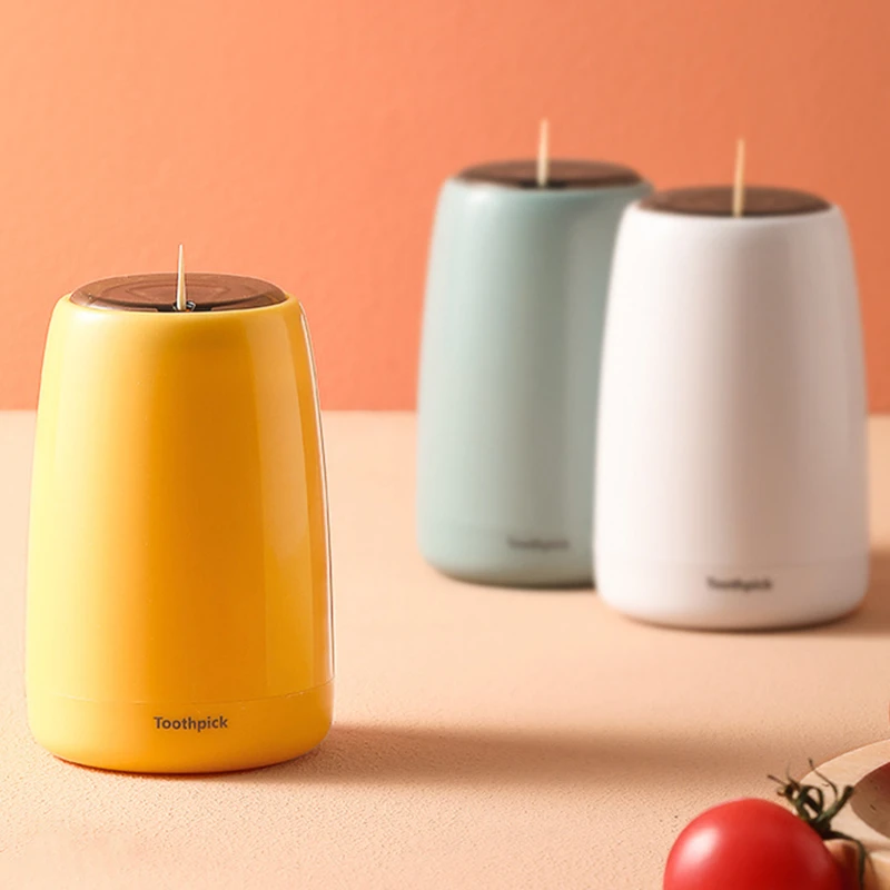 Creative Automatic Pop-up Toothpick Holder Portable Toothpick Container Restaurant Home Table Toothpick Storage Box
Creative Automatic Pop-up Toothpick Holder Portable Toothpick Container Restaurant Home Table Toothpick Storage Box