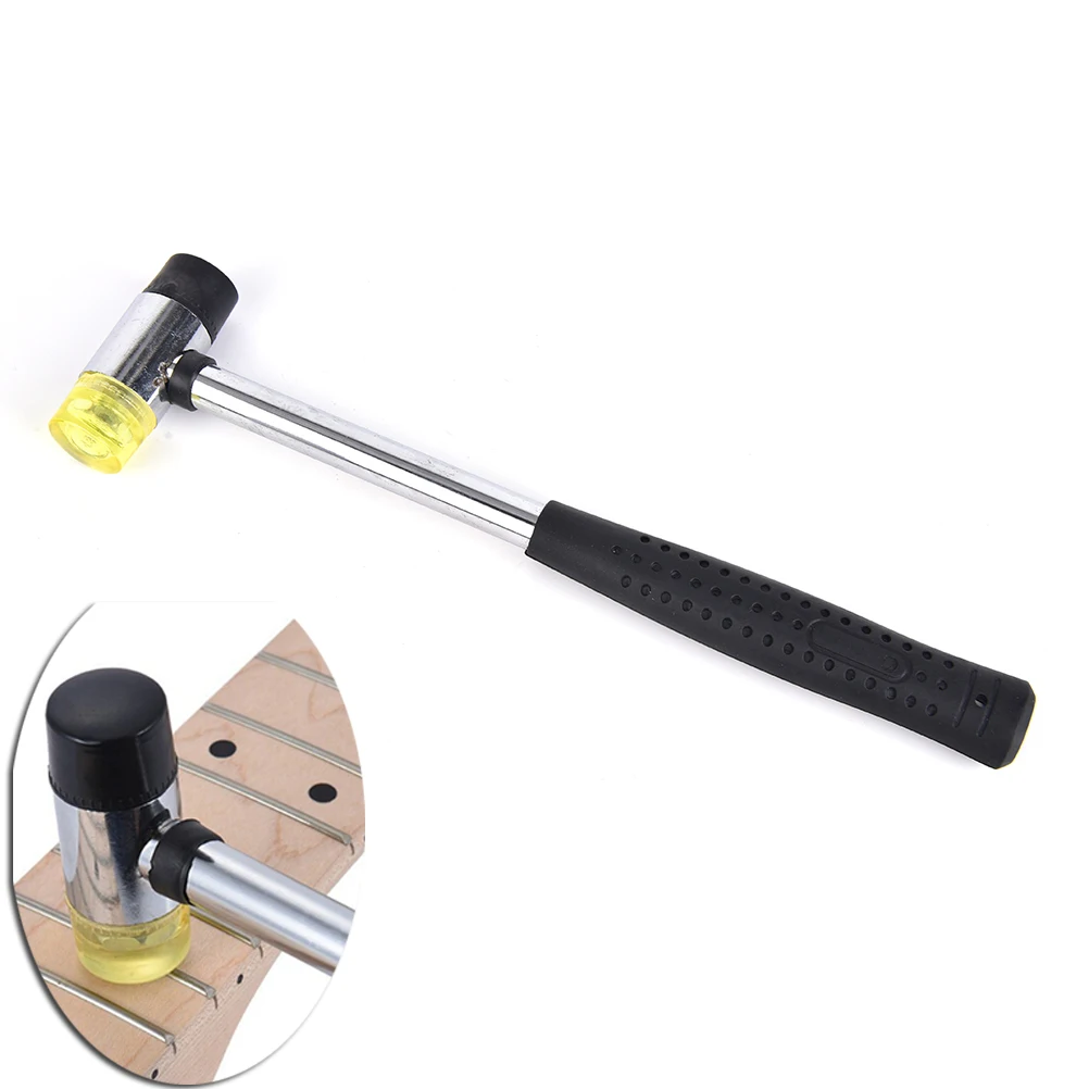 25.5cm For Guitar Electric Guitar Bass Wire Replacement Tool Rubber Hammer Fret Hammer With Double Plastic Head Guitar
25.5cm For Guitar Electric Guitar Bass Wire Replacement Tool Rubber Hammer Fret Hammer With Double Plastic Head Guitar