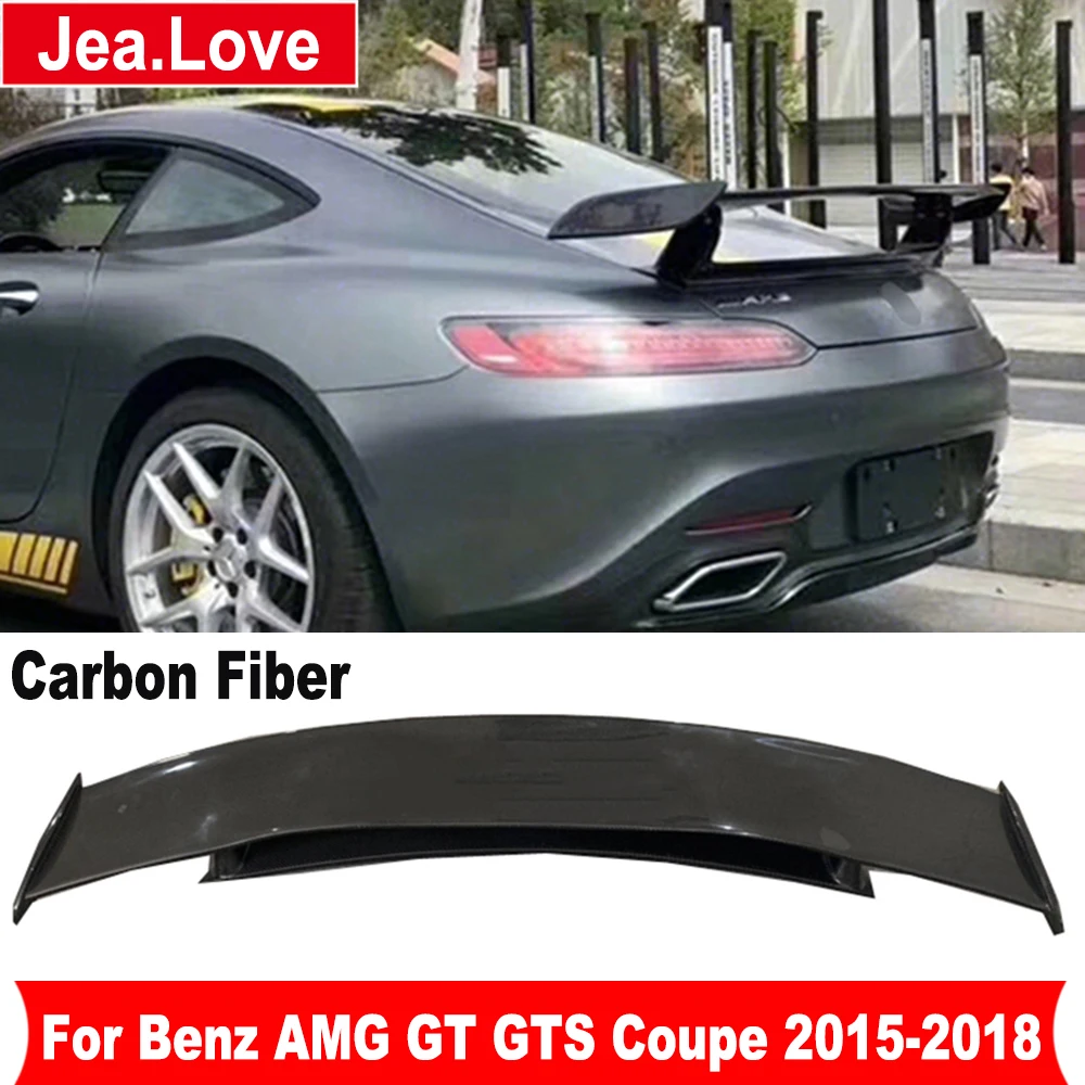 GTR Style Real Carbon Fiber Car Back Trunk Wing Spoiler Tail Double Layer Rear Spoiler For Benz AMG GT GTS Coupe Car 2015-2018
GTR Style Real Carbon Fiber Car Back Trunk Wing Spoiler Tail Double Layer Rear Spoiler For Benz AMG GT GTS Coupe Car 2015-2018