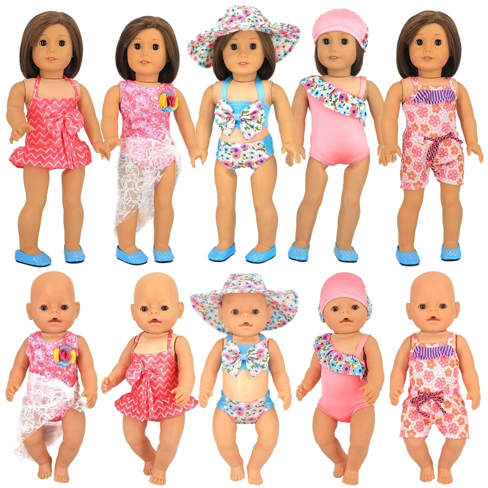 Sunflowers Swimsuit Bikini Wear For 18Inch American Doll & 43cm New Born Baby Doll Clothes Accessories
Sunflowers Swimsuit Bikini Wear For 18Inch American Doll & 43cm New Born Baby Doll Clothes Accessories