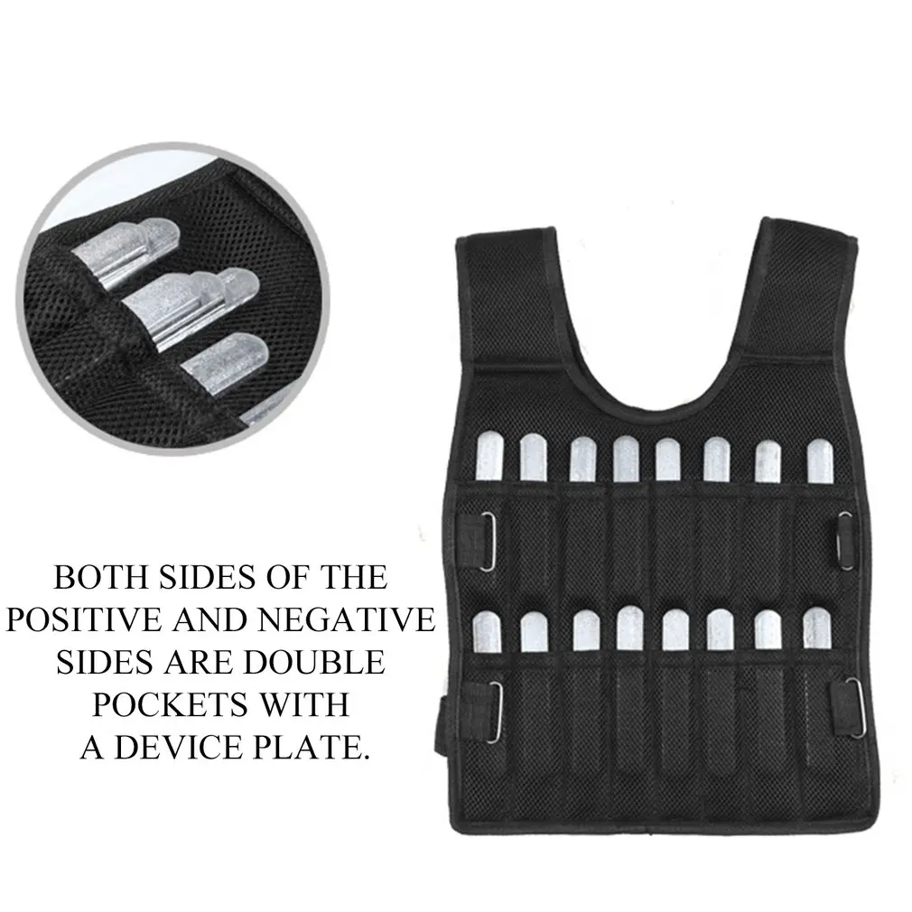 Adjustable Weighted Vest Ultra Thin Breathable Workout Exercise Carrier Vest for Training Fitness Weight-bearing Equipment
Adjustable Weighted Vest Ultra Thin Breathable Workout Exercise Carrier Vest for Training Fitness Weight-bearing Equipment