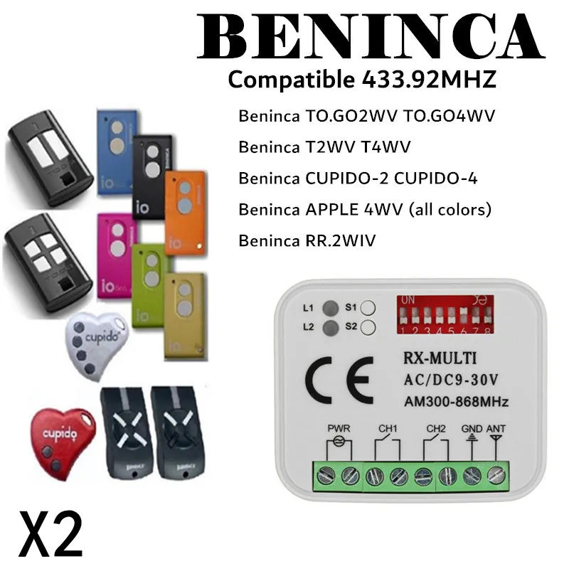 RX MULTI 300-900MHZ Beninca DITEC Hormann MARANTEC Liftmaster 433.92MHZ Rolling code Remote control receiver swtich
RX MULTI 300-900MHZ Beninca DITEC Hormann MARANTEC Liftmaster 433.92MHZ Rolling code Remote control receiver swtich