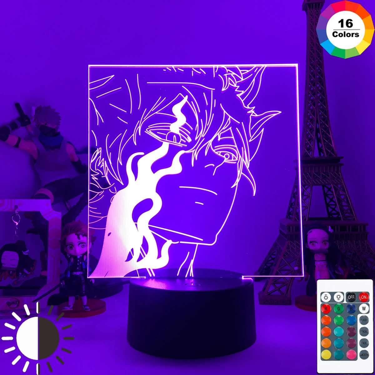 Black Clover Anime Led Light for Home Decoration Birthday Gift Manga 3D Night Lamp Asta Black Clover toy model statue LED USB
Black Clover Anime Led Light for Home Decoration Birthday Gift Manga 3D Night Lamp Asta Black Clover toy model statue LED USB