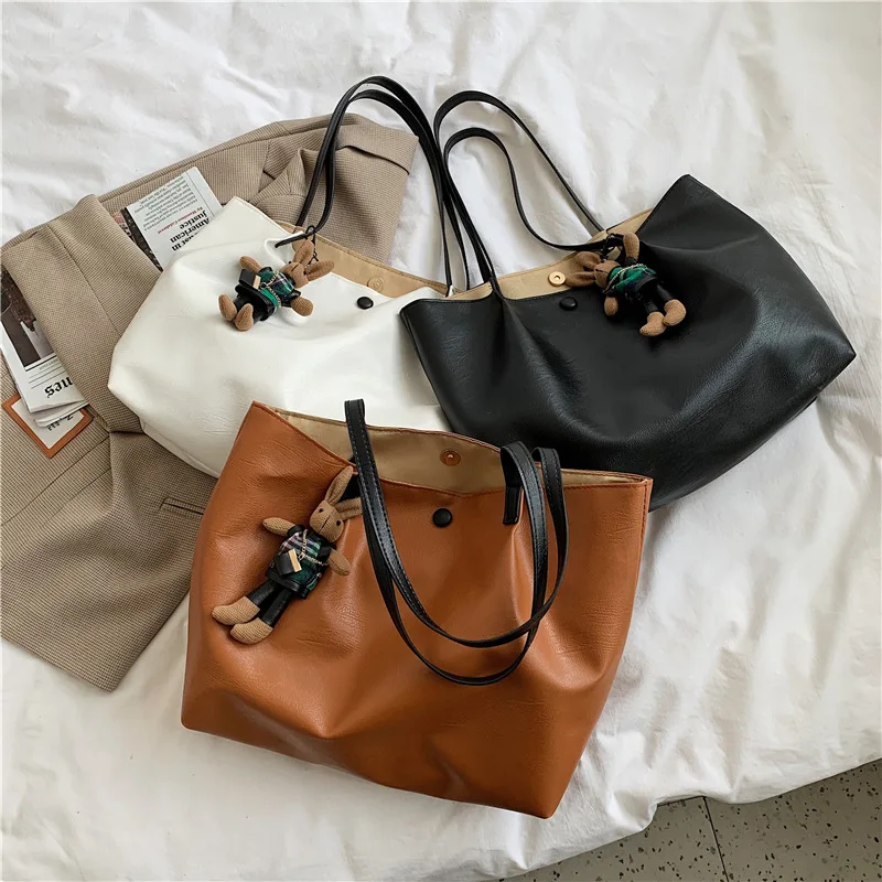 Simple Large-capacity Bag Handbags 2021 New Trendy Texture Retro Shoulder Bag Foreign Fashion Portable Tote Bag Purses Crossbody
Simple Large-capacity Bag Handbags 2021 New Trendy Texture Retro Shoulder Bag Foreign Fashion Portable Tote Bag Purses Crossbody
