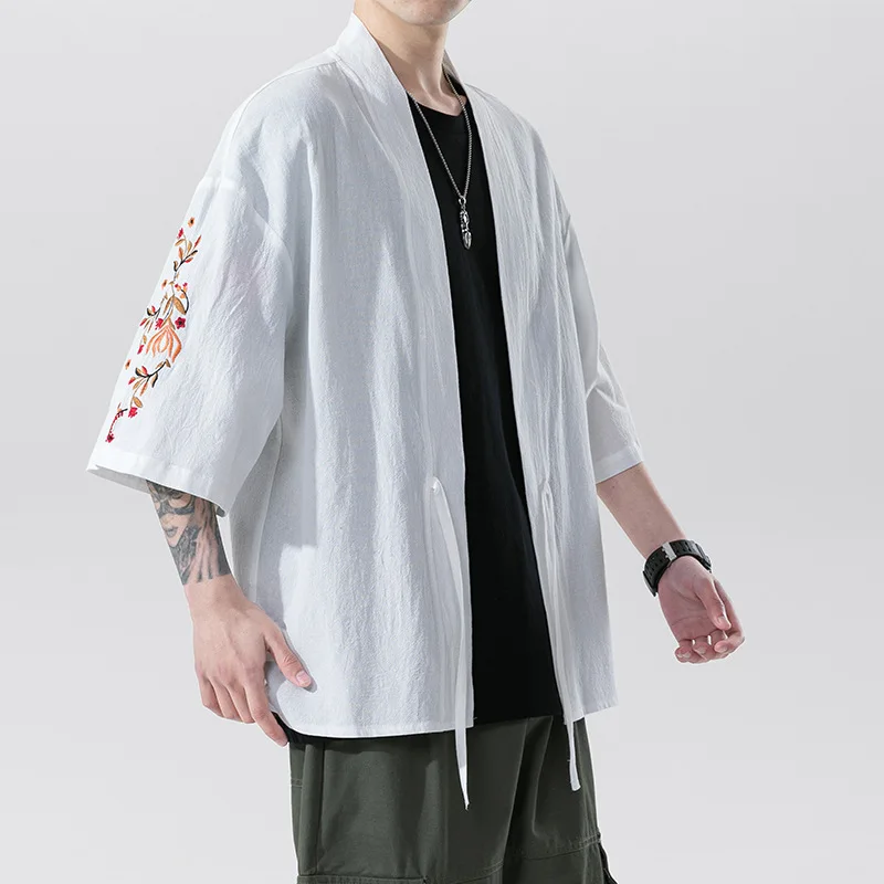 #4230 летнее платье размера плюс 4XL 5XL хлопок льняной пиджак для мужчин с цветочной вышивкой в стиле ханьфу, пальто с короткими рукавами свобод...
#4230 летнее платье размера плюс 4XL 5XL хлопок льняной пиджак для мужчин с цветочной вышивкой в стиле ханьфу, пальто с короткими рукавами свобод...
