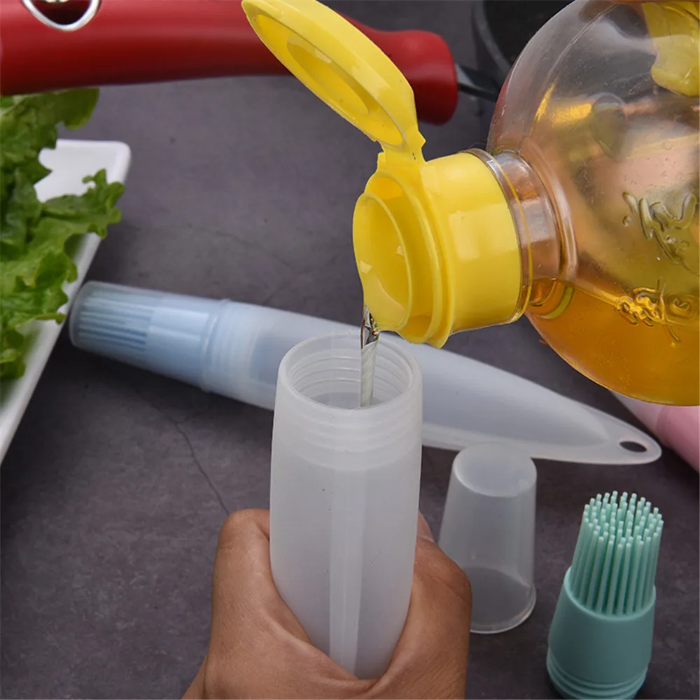 3pcs Silicone Grill Brush Portable Oil Bottle With Brush Baking BBQ Brush Pastry Oil Brush Baking Honey Oil barbecue Gadgets
3pcs Silicone Grill Brush Portable Oil Bottle With Brush Baking BBQ Brush Pastry Oil Brush Baking Honey Oil barbecue Gadgets