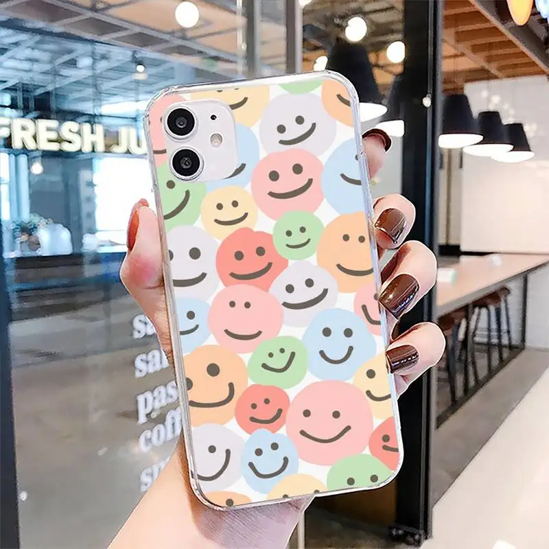 Funny Cute Smiley Phone Case For Clear-Iphone 5 5s se 6 6s 7 8 11 12 X Xs Xr Pro Plus Max Mini Cover
Funny Cute Smiley Phone Case For Clear-Iphone 5 5s se 6 6s 7 8 11 12 X Xs Xr Pro Plus Max Mini Cover