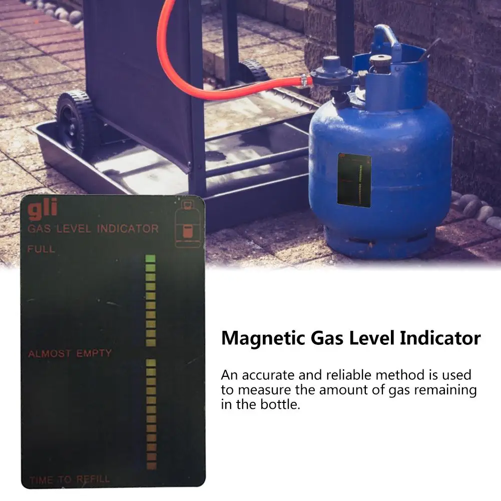 Magnetic Gas Cylinder Tool Portable Magnetic Gauge LPG Fuel Gas Tank Bottle Level Indicator Temperature Measuring
Magnetic Gas Cylinder Tool Portable Magnetic Gauge LPG Fuel Gas Tank Bottle Level Indicator Temperature Measuring