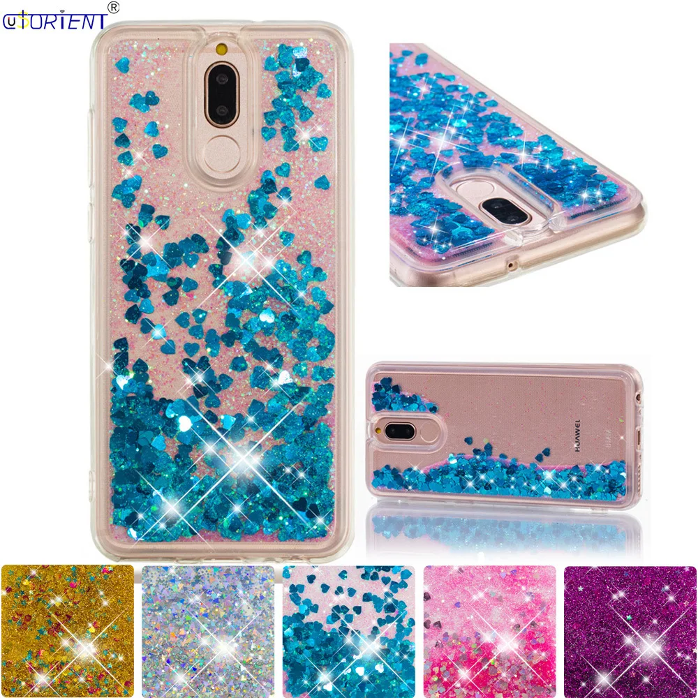 Для Huawei Mate 10 Lite Nova 2i Bling потока зыбучих песков с флэш память телефона чехол RNE L21 L23
