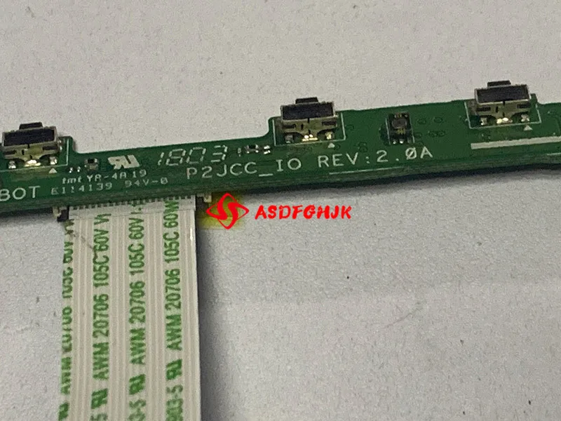 original P2JCC IO BOARD FOR Acer Switch SW5 Volume Power Button Switch Board WITH Cable Works perfectly
original P2JCC IO BOARD FOR Acer Switch SW5 Volume Power Button Switch Board WITH Cable Works perfectly
