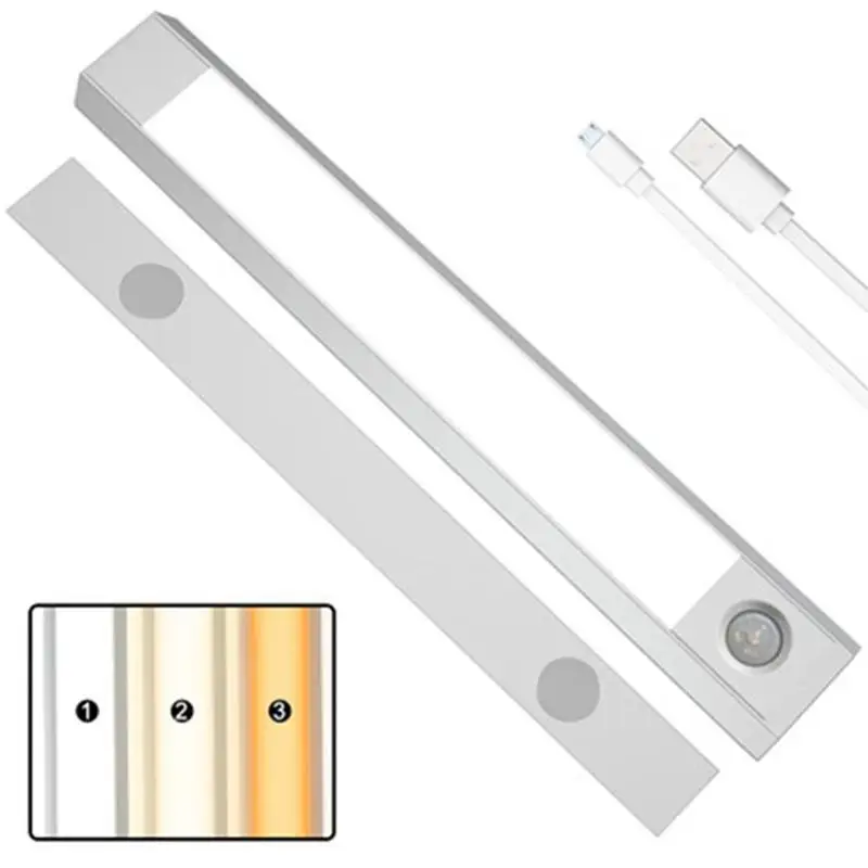LED Closet Light 60LEDs Motion Sensor Night Lights Wardrobe Smart Lamp USB Rechargeable Under Cabinet Lights for Kitchen Bedroom
LED Closet Light 60LEDs Motion Sensor Night Lights Wardrobe Smart Lamp USB Rechargeable Under Cabinet Lights for Kitchen Bedroom