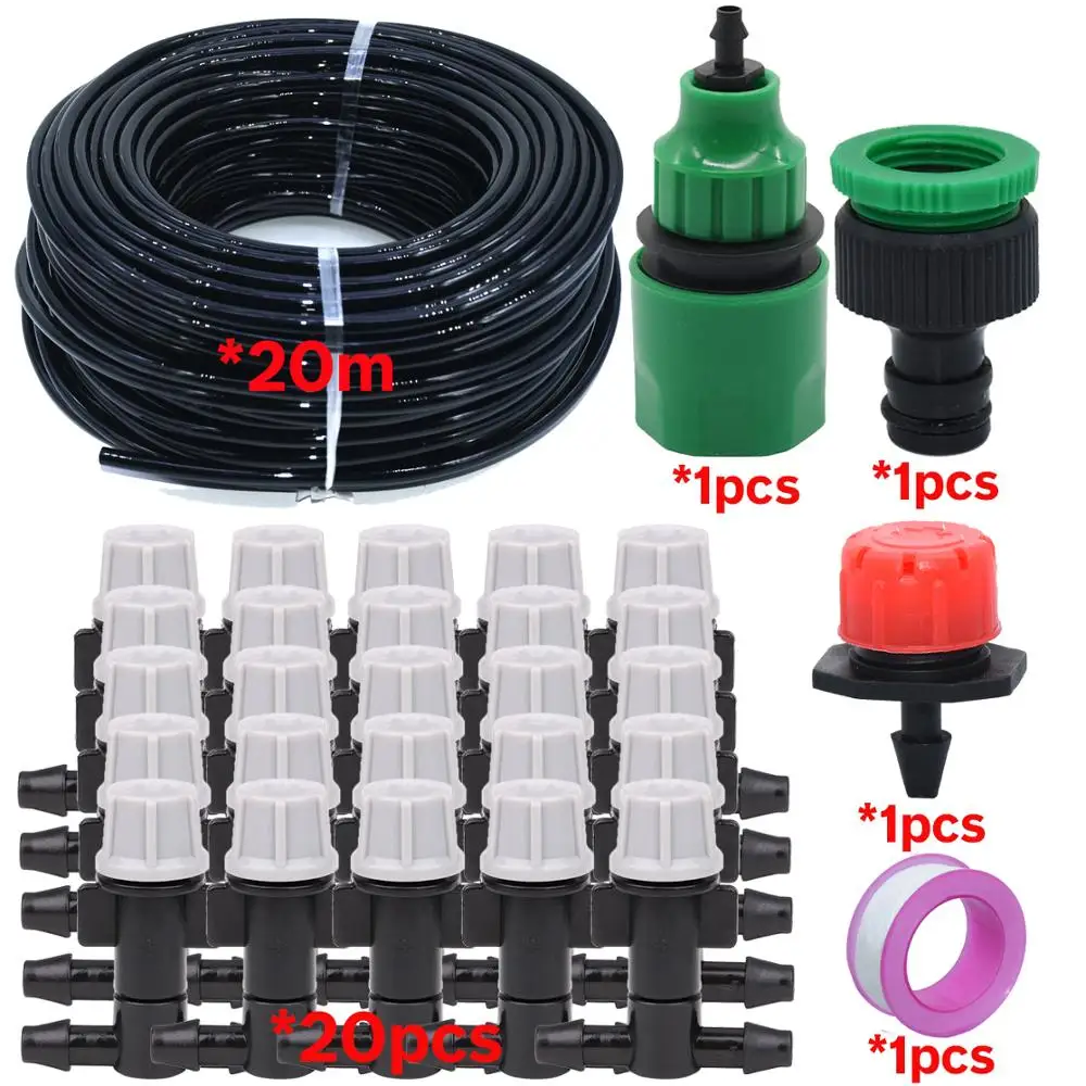 KESLA 5m 10m 15m 20m 25m 4/7mm Drip Irrigation Garden Watering System Misting Garden Water Set Connector Hose Sprinker Fittings 
KESLA 5m 10m 15m 20m 25m 4/7mm Drip Irrigation Garden Watering System Misting Garden Water Set Connector Hose Sprinker Fittings
