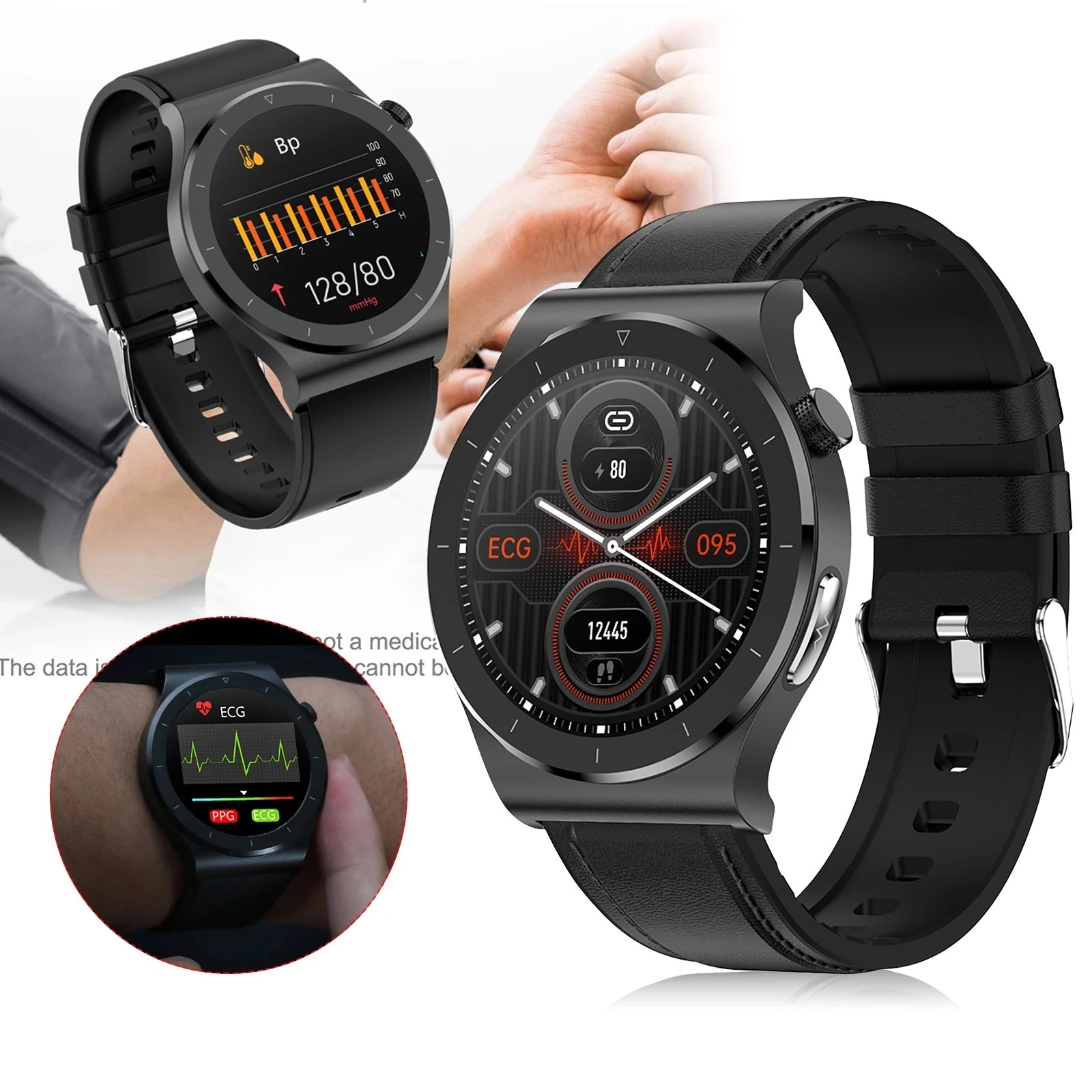 OTTWN E20 IP68 Waterpfoof Bluetooth Smart Watch Measuring Temperature Blood Pressure Monitor Smart Watch For IOS Android
OTTWN E20 IP68 Waterpfoof Bluetooth Smart Watch Measuring Temperature Blood Pressure Monitor Smart Watch For IOS Android