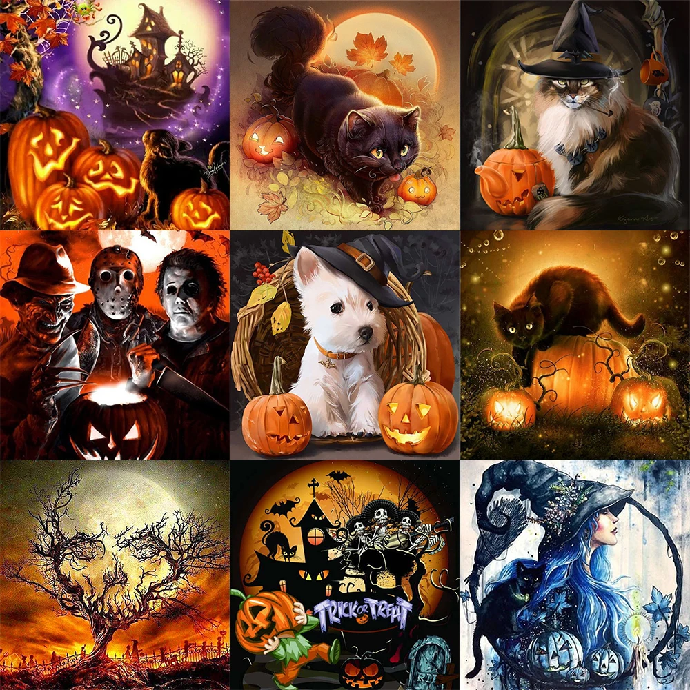 Новый продукт 5D Хэллоуин DIY алмазная живопись пейзаж Живопись Искусство Алмазная вышивка крестиком украшение для дома
Новый продукт 5D Хэллоуин DIY алмазная живопись пейзаж Живопись Искусство Алмазная вышивка крестиком украшение для дома