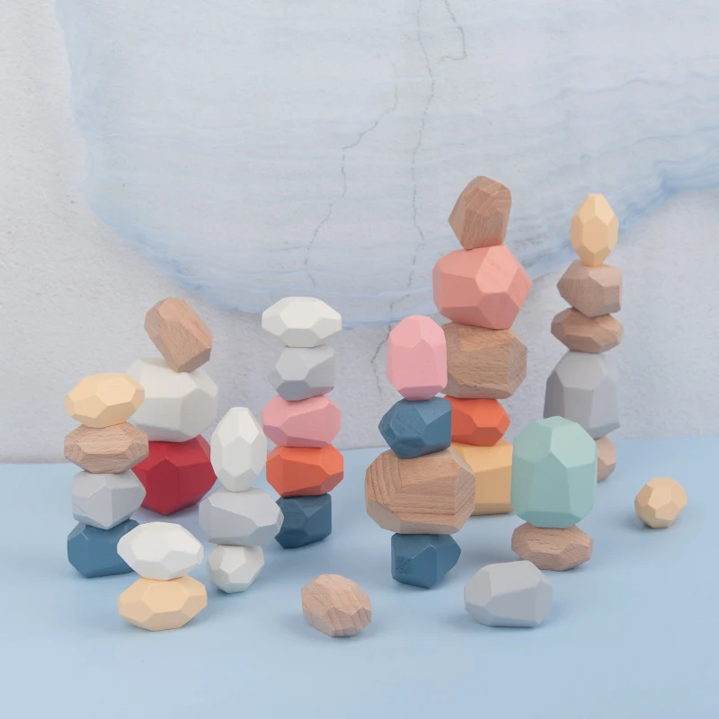 Rainbow Wooden Toy Wooden Colored Stone Jenga Building Block Educational Toy Creative Different Style Stacking Game
Rainbow Wooden Toy Wooden Colored Stone Jenga Building Block Educational Toy Creative Different Style Stacking Game