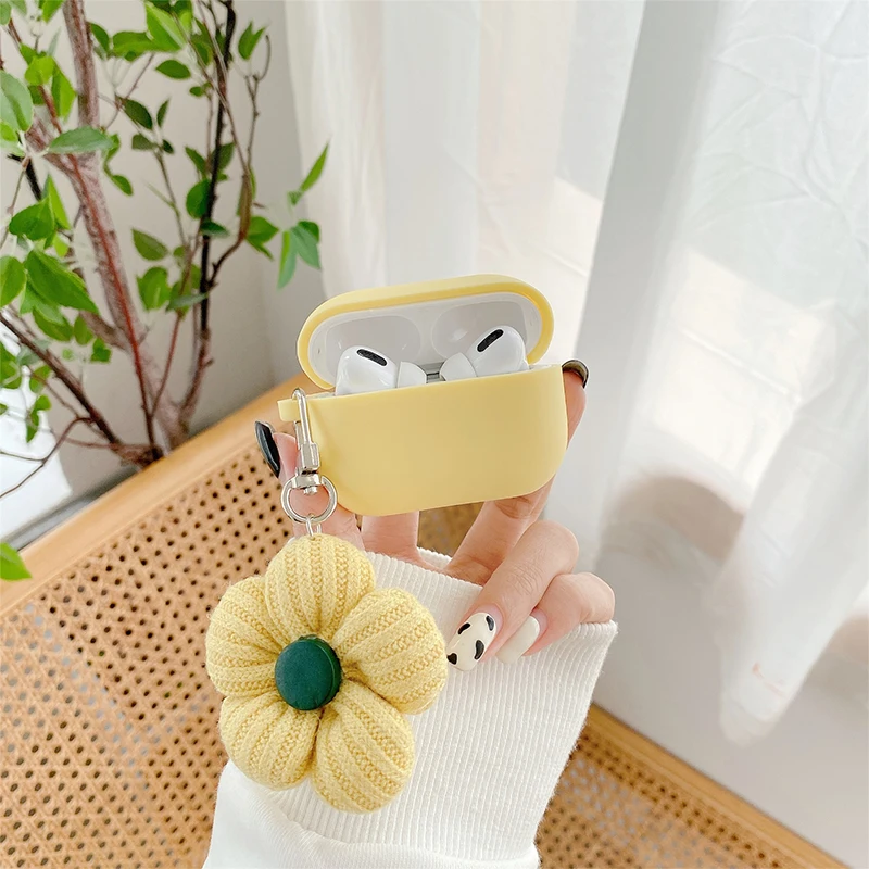Earphone Sleeve Flower Pendant Earphone Protective Cover Airpods Pro3 Silicone Soft Shell Suitable For Apple Bluetooth Headset 2
Earphone Sleeve Flower Pendant Earphone Protective Cover Airpods Pro3 Silicone Soft Shell Suitable For Apple Bluetooth Headset 2
