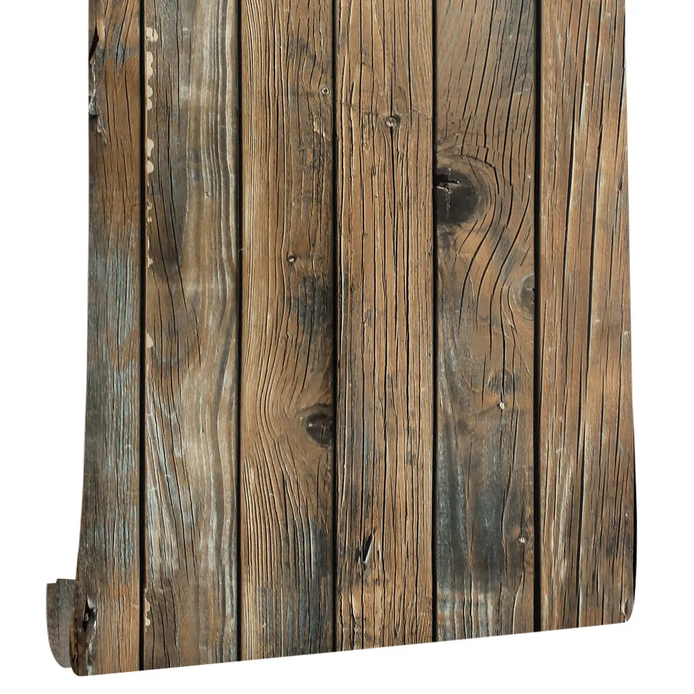 Retro Faux Wood Grain Peel And Stick Wallpaper Self-adhesive Wood Plank Wallpaper Roll Removable Vinyl Wall Covering For Restaur
Retro Faux Wood Grain Peel And Stick Wallpaper Self-adhesive Wood Plank Wallpaper Roll Removable Vinyl Wall Covering For Restaur