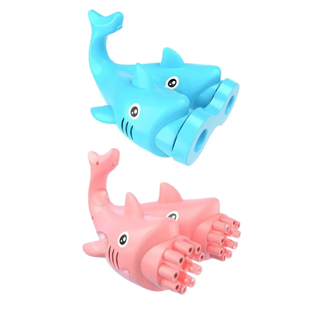 18 Holes Bubble Machine Shark Dolphin Double Headed Bubble Maker Summer Bubble Machine Automatic Bubble Gun Toys For Kids Gift
18 Holes Bubble Machine Shark Dolphin Double Headed Bubble Maker Summer Bubble Machine Automatic Bubble Gun Toys For Kids Gift