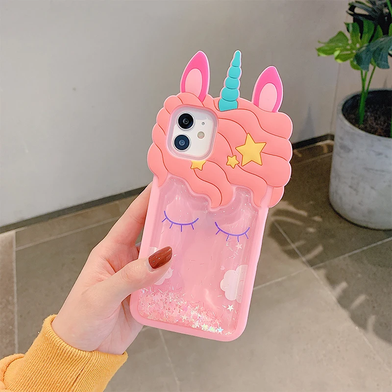 Quicksand Unicorn 3D Phone Case For iPhone 12 Mini 11 Pro Max 8 7 6 Plus XS MAX X XR SE 2020 Cartoon Silicone Soft Back Cover
Quicksand Unicorn 3D Phone Case For iPhone 12 Mini 11 Pro Max 8 7 6 Plus XS MAX X XR SE 2020 Cartoon Silicone Soft Back Cover