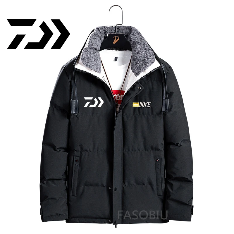 Daiwa Hooded Cotton Padded Men Winter Thickened Fishing Clothing Plus Size Down Fishing Jacket Outdoor Camping Fishing Clothes
Daiwa Hooded Cotton Padded Men Winter Thickened Fishing Clothing Plus Size Down Fishing Jacket Outdoor Camping Fishing Clothes