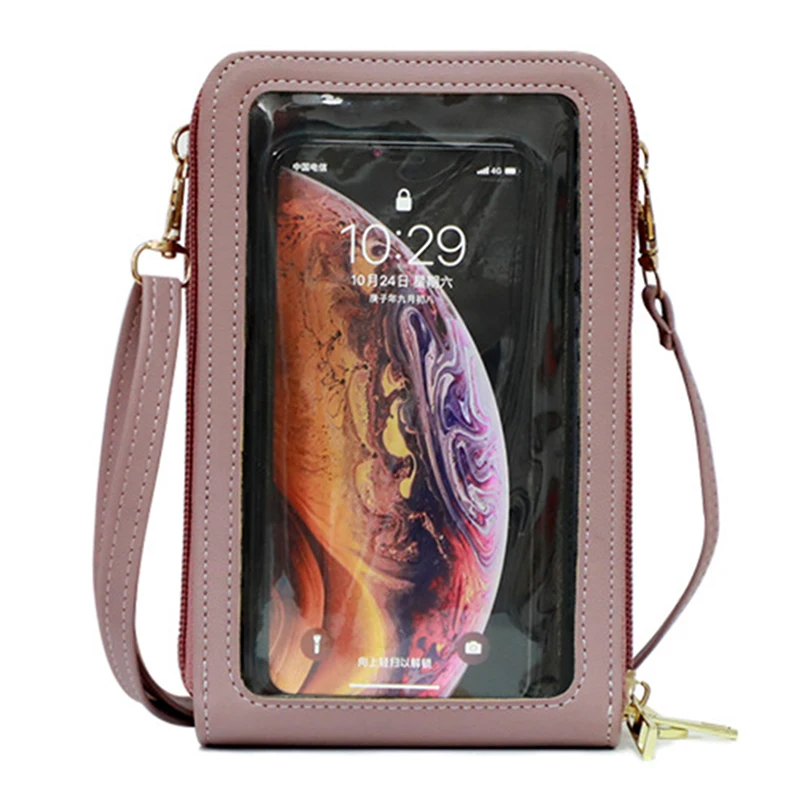 Brand Design Cellphone Pocket for Women Small Shoulder Bag Touch Creen Phone Wallets Mini Leather Crossbody Hand Bags Lady Purse
Brand Design Cellphone Pocket for Women Small Shoulder Bag Touch Creen Phone Wallets Mini Leather Crossbody Hand Bags Lady Purse