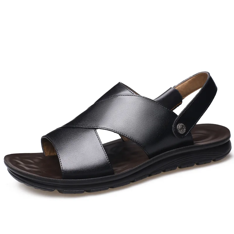 Yomior New Casual Fashion Men Shoes Slip-On Genuine Cow Leather Soft Non-slip Beach Summer Sandals Slippers Flats Flip Flop
Yomior New Casual Fashion Men Shoes Slip-On Genuine Cow Leather Soft Non-slip Beach Summer Sandals Slippers Flats Flip Flop