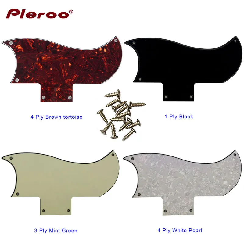 Pleroo Custom гитара pickgaurd для 61 SG Гитара Pickguard царапин пластины несколько цветов|Детали