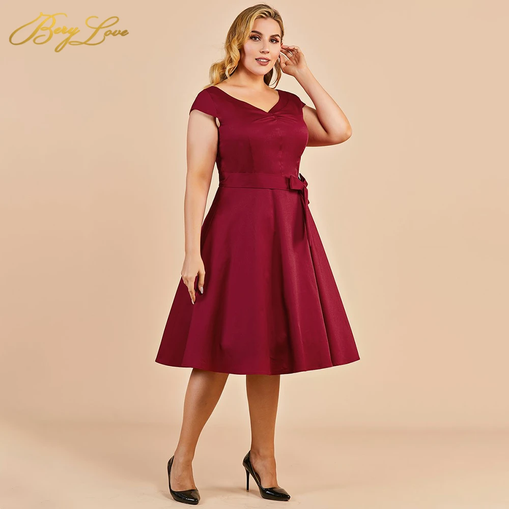 Berylove Burgundy Evening Dress Formal Oversize Christmas Party Dress Lace Vintage Mother of the Bride Dress vestidos
Berylove Burgundy Evening Dress Formal Oversize Christmas Party Dress Lace Vintage Mother of the Bride Dress vestidos