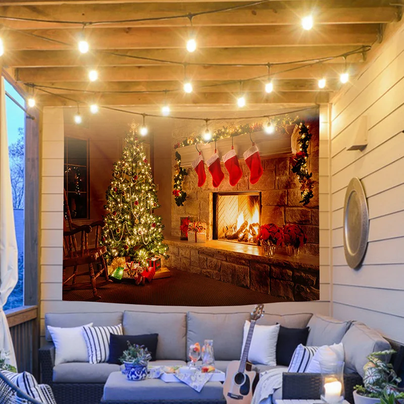 Christmas Tapestry Tree Santa Claus Hanging Cloth Party Tapestry Home Background Cloth Living Room Bedroom Wall Hanging Painting
Christmas Tapestry Tree Santa Claus Hanging Cloth Party Tapestry Home Background Cloth Living Room Bedroom Wall Hanging Painting