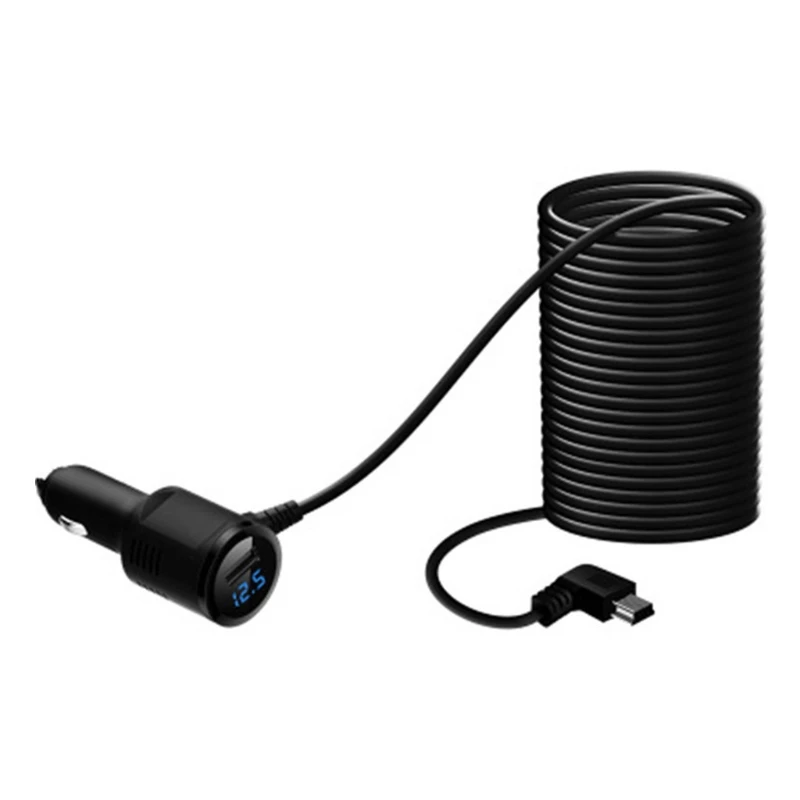 Автомобильное зарядное устройство Mini USB, Кабель-адаптер для GPS-камеры, 3,5 м, автомобильный кабель питания, цифровой дисплей
Автомобильное зарядное устройство Mini USB, Кабель-адаптер для GPS-камеры, 3,5 м, автомобильный кабель питания, цифровой дисплей