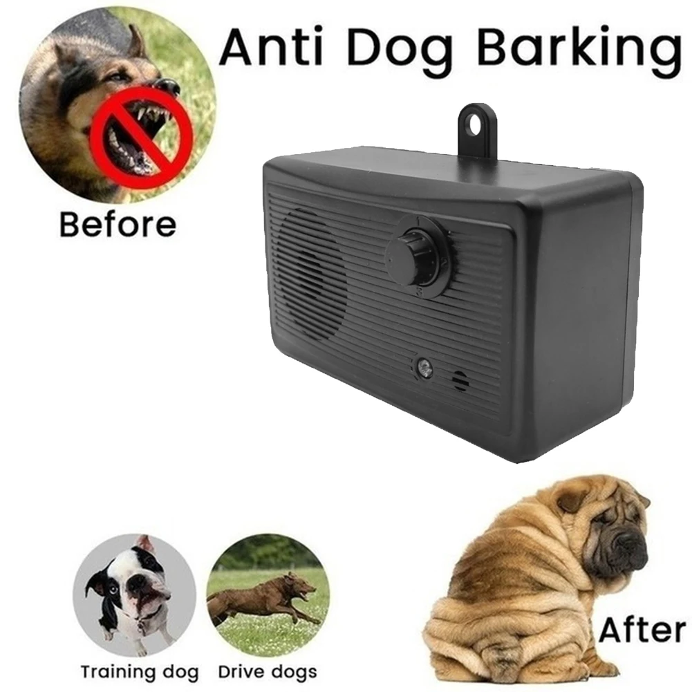 

Pet Dog Repeller Anti Barking Stop Bark Training Device Trainer Sonic Deterrent Pet Chaser Dog Training Tools Outdoor