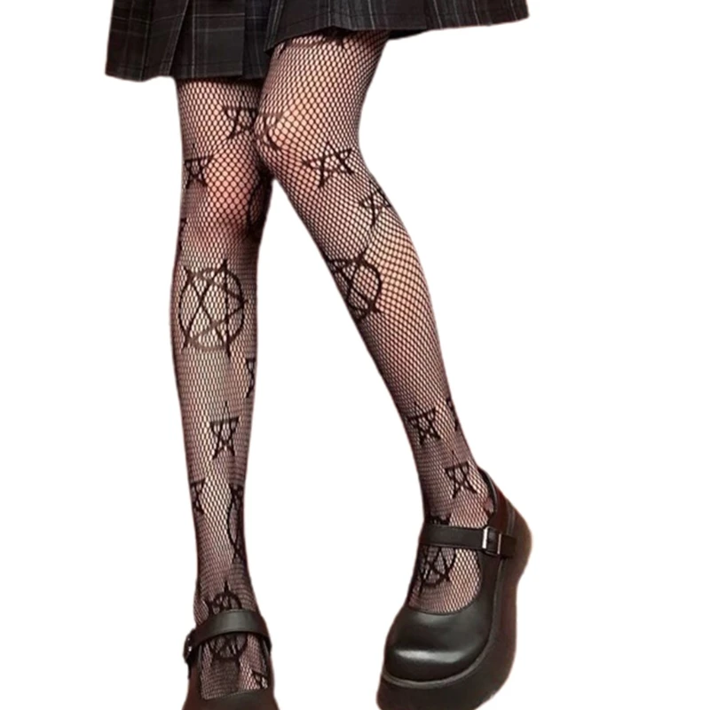 Y166 Women Gothic High Waist Tights Harajuku Magical Star Fishnet Pantyhose Stockings
Y166 Women Gothic High Waist Tights Harajuku Magical Star Fishnet Pantyhose Stockings