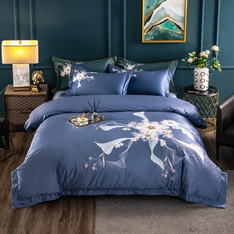 Luxury Tencel Digital Printing Soft Comfortable Bedding Set Duvet Cover Bed Sheet Pillowcases
Luxury Tencel Digital Printing Soft Comfortable Bedding Set Duvet Cover Bed Sheet Pillowcases