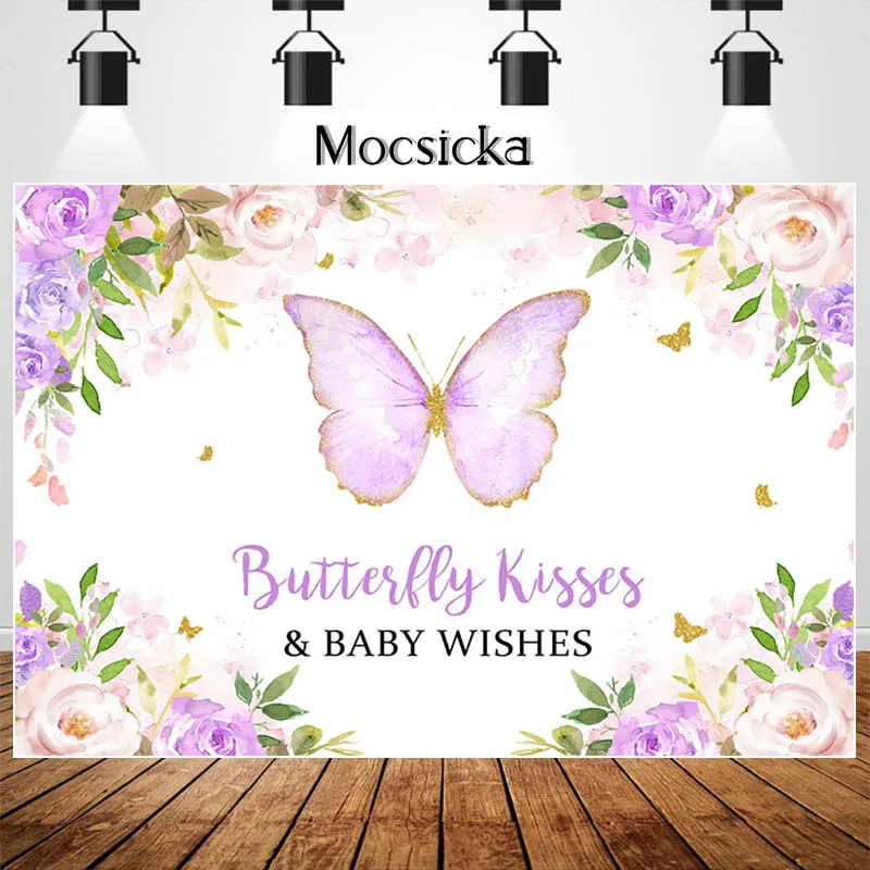 Purple Butterfly Birthday Backdrop Baby Shower Photography Background Floral Fairy Butterfly Cake Table Decoration Banner Props
Purple Butterfly Birthday Backdrop Baby Shower Photography Background Floral Fairy Butterfly Cake Table Decoration Banner Props