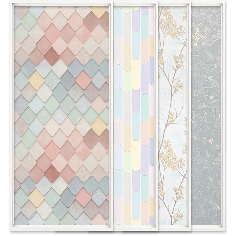 Variety of electrostatic glass stickers opaque bathroom window anti-peep bathroom door frosted shading window film
Variety of electrostatic glass stickers opaque bathroom window anti-peep bathroom door frosted shading window film