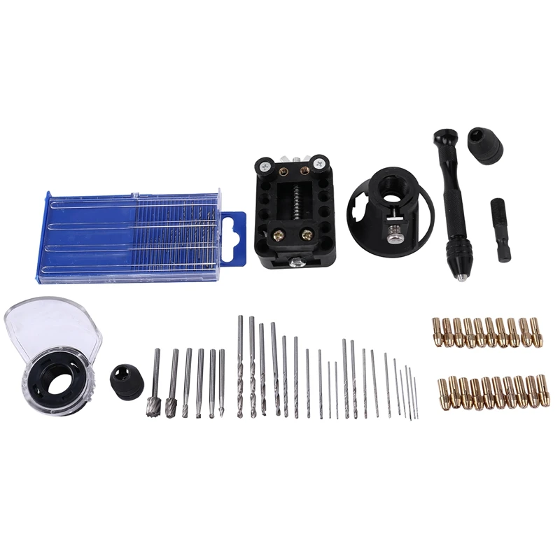 72Pcs Wood Drilling Tools HSS Rotary Bit with Mini Drill Chuck Quick Change Keyless Chuck Twist Drill Bit Hand Drill
72Pcs Wood Drilling Tools HSS Rotary Bit with Mini Drill Chuck Quick Change Keyless Chuck Twist Drill Bit Hand Drill