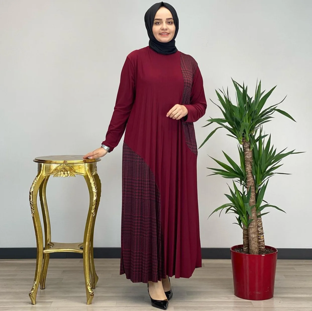 Ramadan Eid Mubarak Muslim Plaid Abaya Kimono Hijab Long Dress Bazin Ethnic Jalabiya Robe Gowns Arabic African Dashiki Islamic
Ramadan Eid Mubarak Muslim Plaid Abaya Kimono Hijab Long Dress Bazin Ethnic Jalabiya Robe Gowns Arabic African Dashiki Islamic