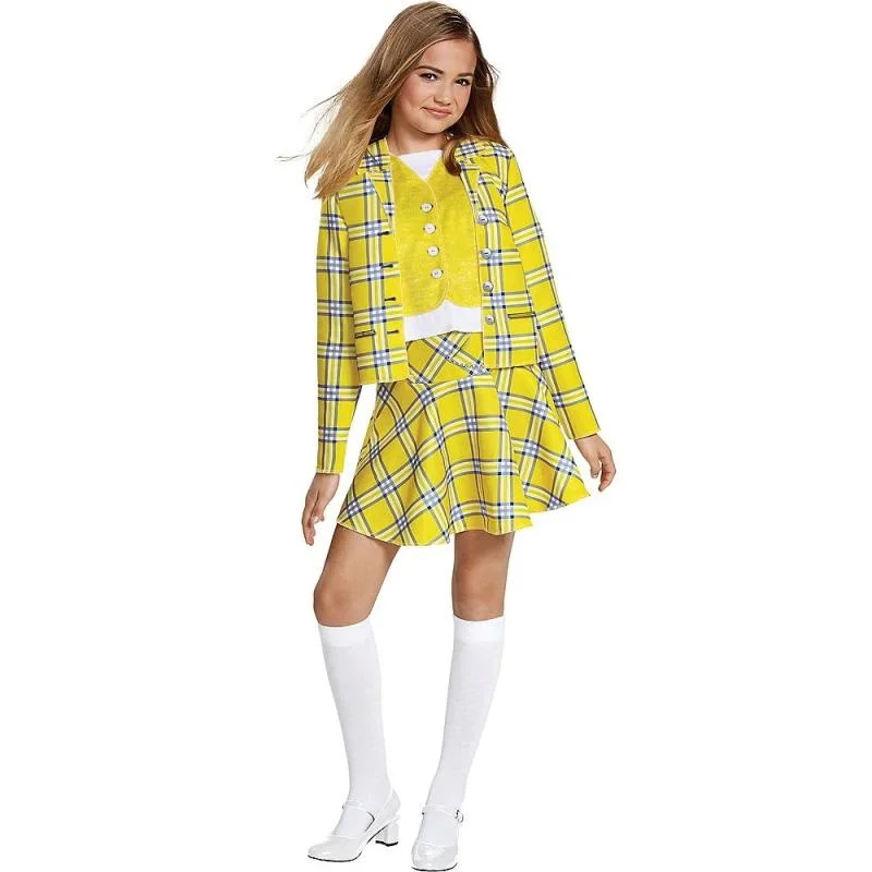 Film Clueless Cher Horowitz Dress Suit School Uniform College Jacket Skirt Knitted Sweater Halloween Cosplay Costume for Woman
Film Clueless Cher Horowitz Dress Suit School Uniform College Jacket Skirt Knitted Sweater Halloween Cosplay Costume for Woman