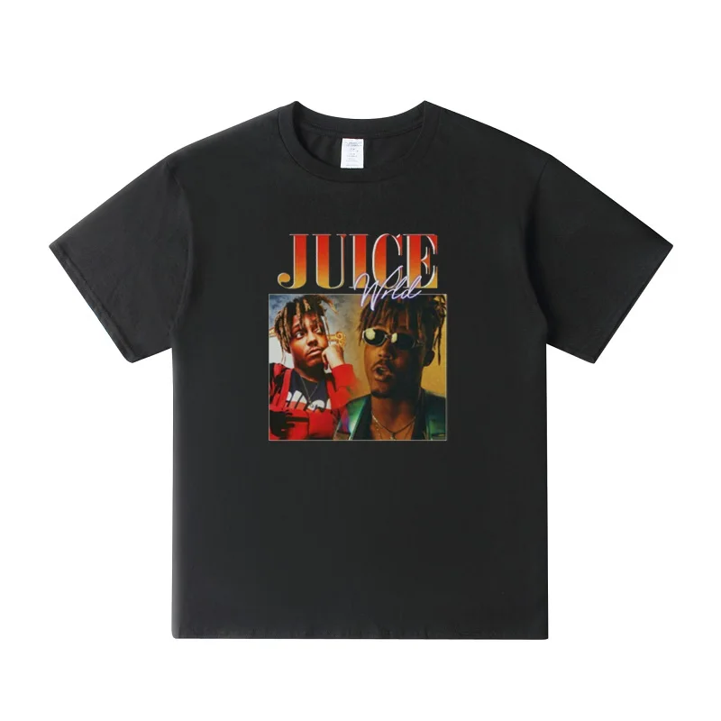 

Rap Juice Wrld J Cole A Tribe Called Quest Rapper T Shirt Vintage 90s Shirts Men Fashion Hip Pop Streetwear Tops T-shirt EU Size