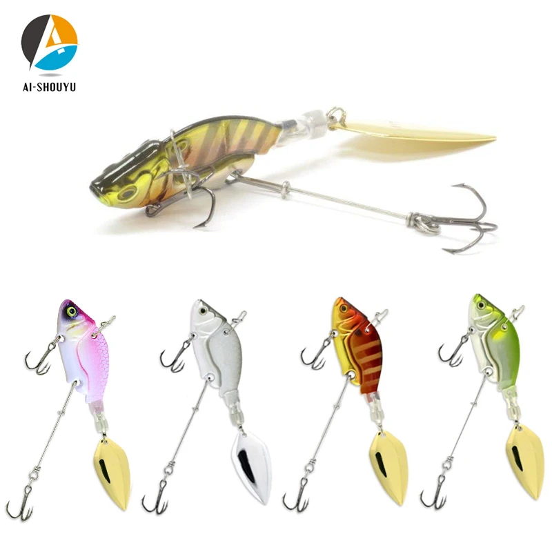 AI-SHOUYU New Arrival Sinking VIB Fishing Lures 44mm 13.6g Artificial Hard Bait Ocean Boat Fishing Tackle Winter Ice Lure
AI-SHOUYU New Arrival Sinking VIB Fishing Lures 44mm 13.6g Artificial Hard Bait Ocean Boat Fishing Tackle Winter Ice Lure