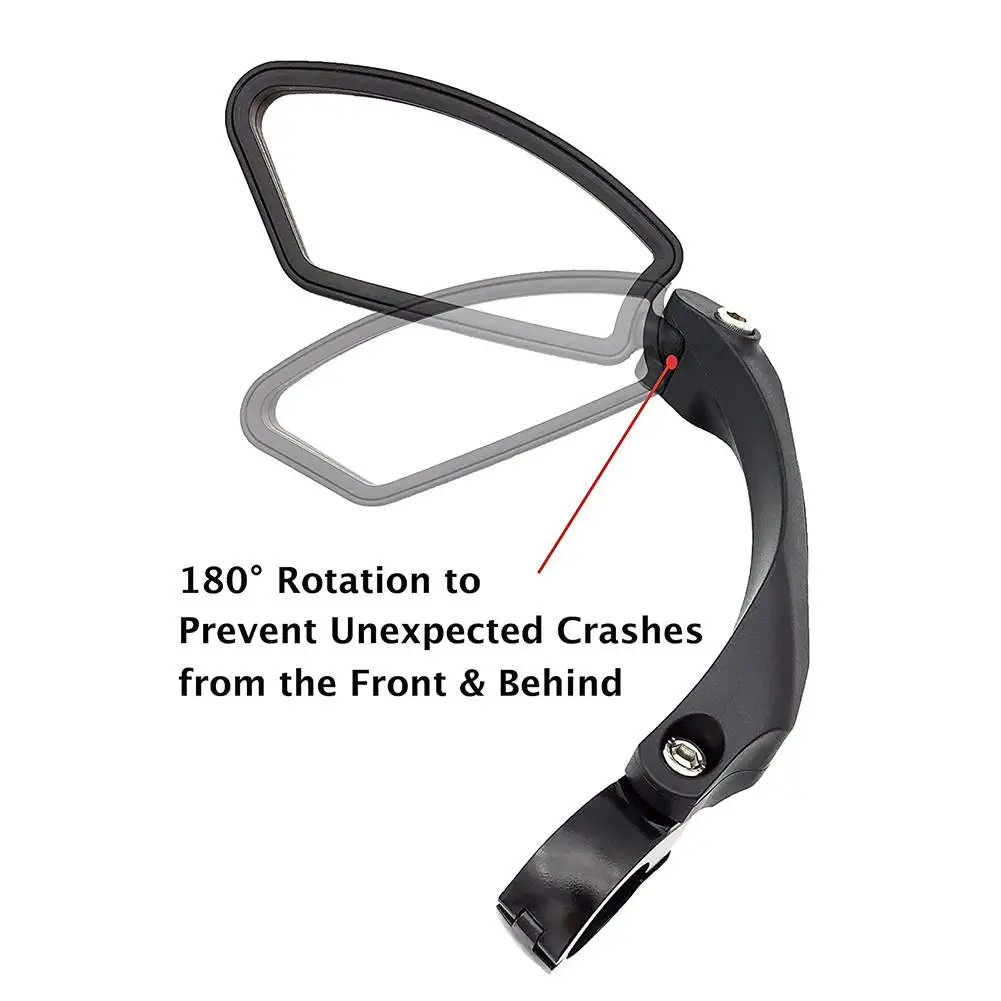 Universial Mirror Scooter E-Bike Rearview Mirrors Electromobile Back Side Mirror 180 Degree Rotatable Bicycle Handlebar Mirror
Universial Mirror Scooter E-Bike Rearview Mirrors Electromobile Back Side Mirror 180 Degree Rotatable Bicycle Handlebar Mirror