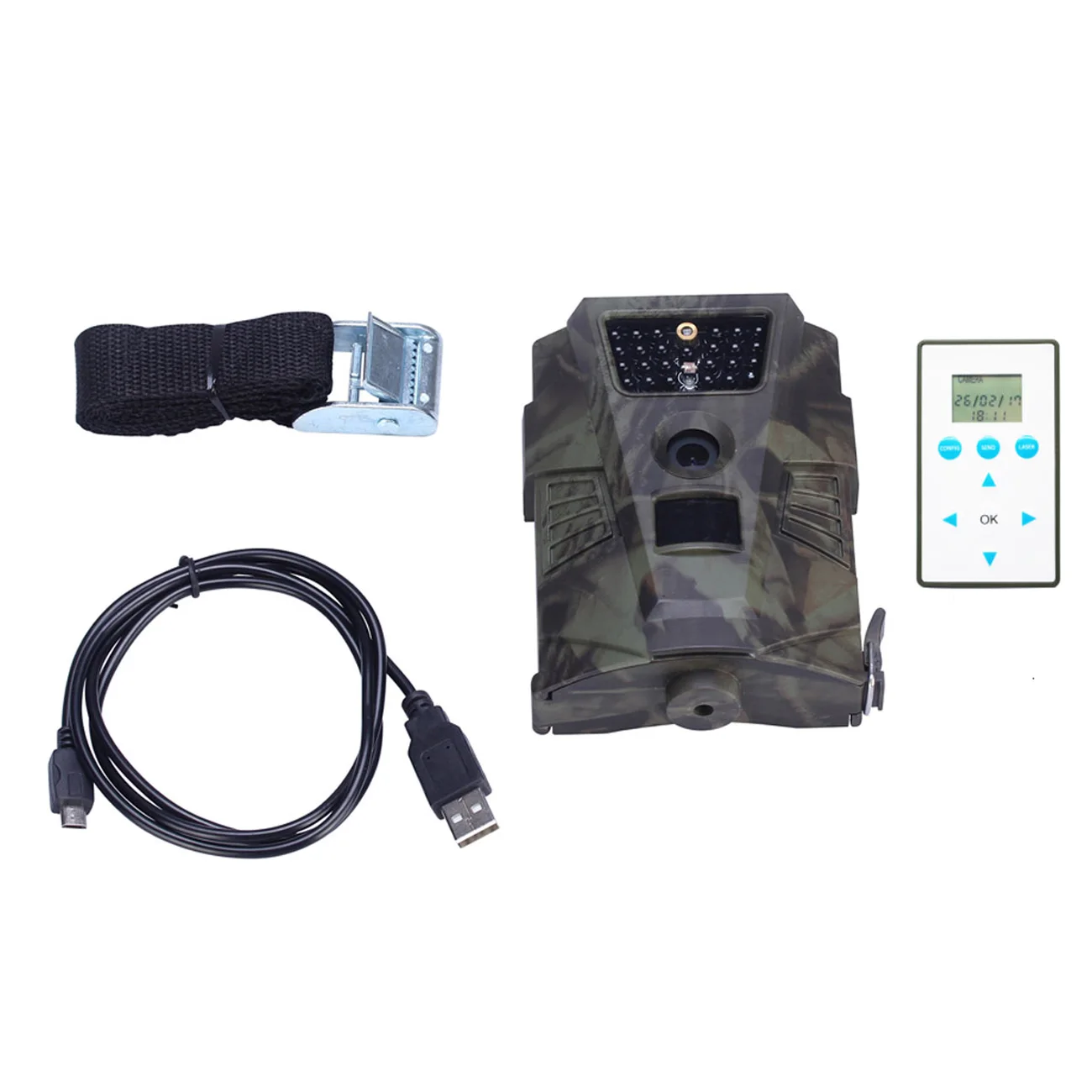 HT001 Trail Camera 12MP 1080P 850nm LED Wild Hunting Cameras Night Vision Wildlife Animal Photo Traps Camera