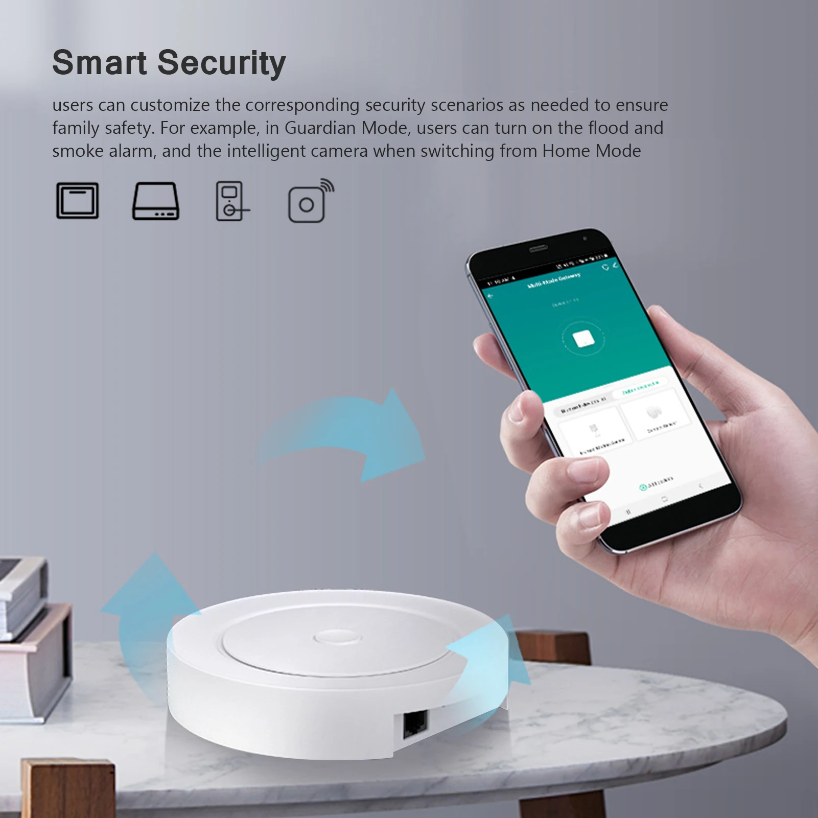 Multi-Mode Gateway 3-in-1 Two-Way Multifunctional Smart Gateway Hub Support Tuya Zigbee WiFi BLE Mesh Smart Home Bridge
Multi-Mode Gateway 3-in-1 Two-Way Multifunctional Smart Gateway Hub Support Tuya Zigbee WiFi BLE Mesh Smart Home Bridge