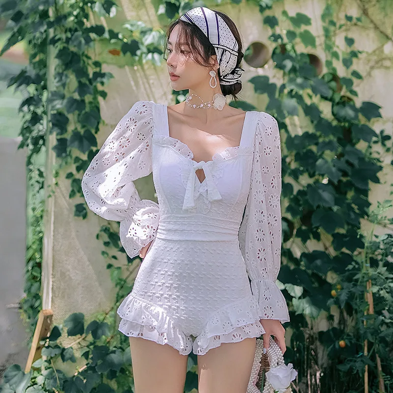 Women Swimwear 2021 One Piece Suit Swimsuit Plus Sizes Female Summer Long Sleeve Slim Sexy Korean Bathing Print Polyester Sierra
Women Swimwear 2021 One Piece Suit Swimsuit Plus Sizes Female Summer Long Sleeve Slim Sexy Korean Bathing Print Polyester Sierra